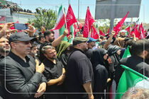 حضور مدیرعامل و مدیران ارشد گروه خودروسازی سایپا در آیین تشییع پیکر رهبر شهید