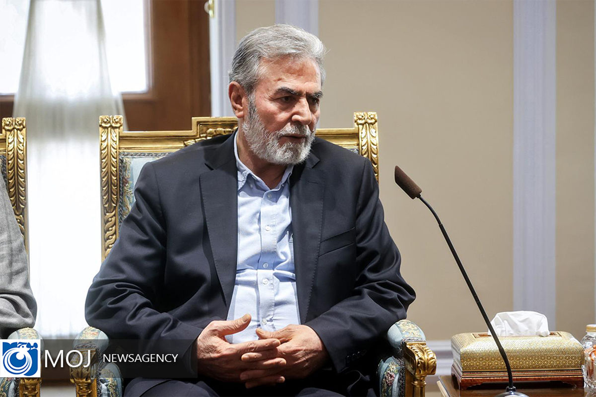 دیدار دبیرکل جنبش جهاد اسلامی فلسطین با رییس مجلس