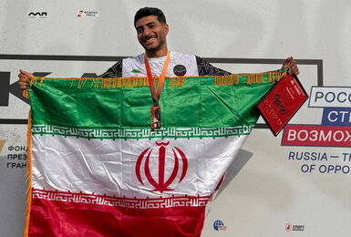 محمد عباسی قهرمان پارکور رقابت‌های جهانی کاپ آزاد روسیه شد