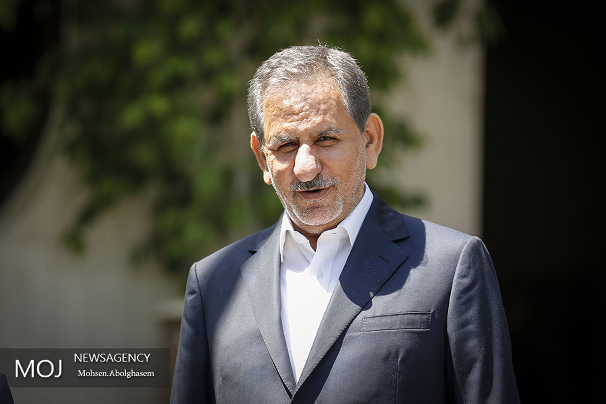 حاشیه جلسه هیات دولت/ اسحاق جهانگیری معاون اول رییس جمهوری