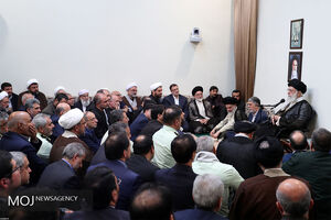 دیدار دست‌اندرکاران حج با مقام معظم رهبری