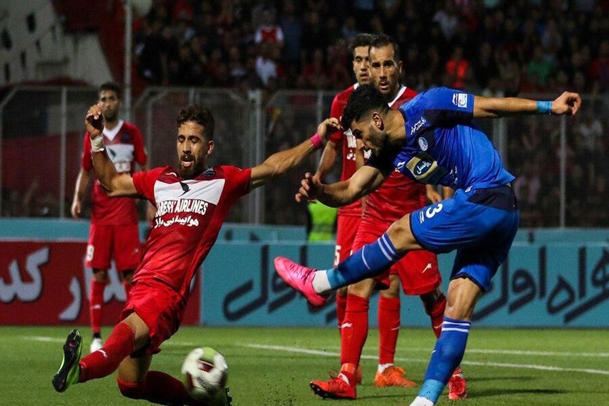 بازی استقلال و نساجی مازندران