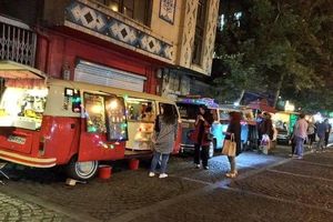 سراب قنبر کرمانشاه خیابان خوشمزه می‌شود