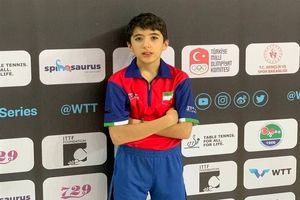 فراز شکیبا مدال برنز خود را تنیس روی میز ایران در کانتندر تونس قطعی کرد