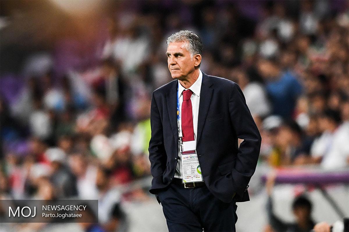 کارلوس کیروش سرمربی تیم ملی فوتبال ایران