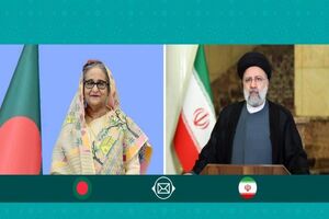 تبریک رئیس‌جمهوری ایران به نخست‌وزیر بنگلادش