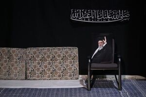 اولین شب مراسم عزاداری ماه محرم در جوار محل عروج قائد شهید برگزار شد