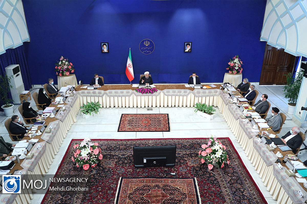جلسه هیات دولت - ۱ مرداد ۱۳۹۹