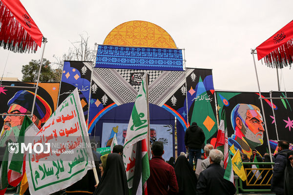 خیابان‌های تهران و ایران صحنه اتحاد علیه محور آمریکایی–صهیونیستی در روز جهانی قدس