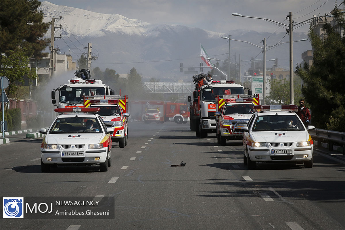 ضدعفونی و گندزدایی محلات جنوب شرق تهران