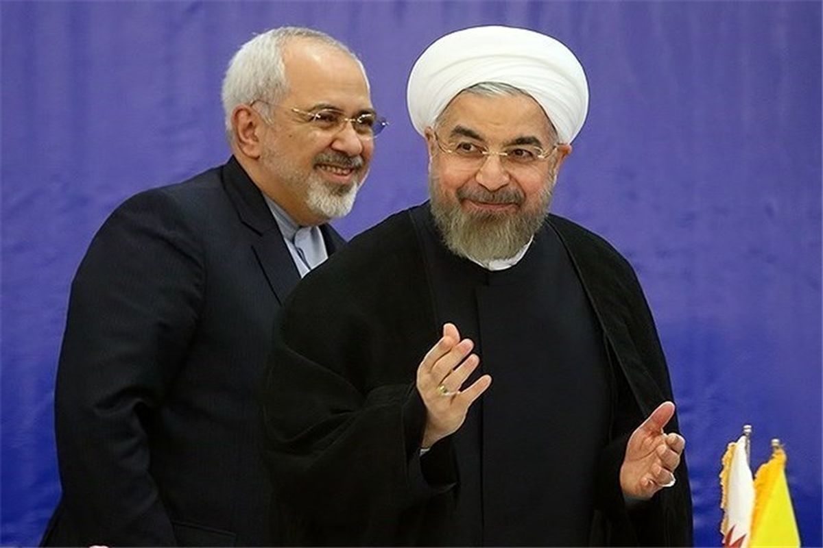 نامه قدردانی ظریف از حمایت های روحانی از وزارت امورخارجه