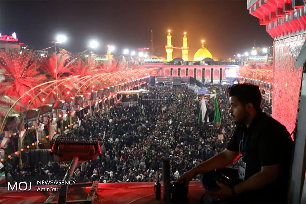 مراسم عزاداری اربعین حسینی در حرم مطهر حضرت عباس (ع)