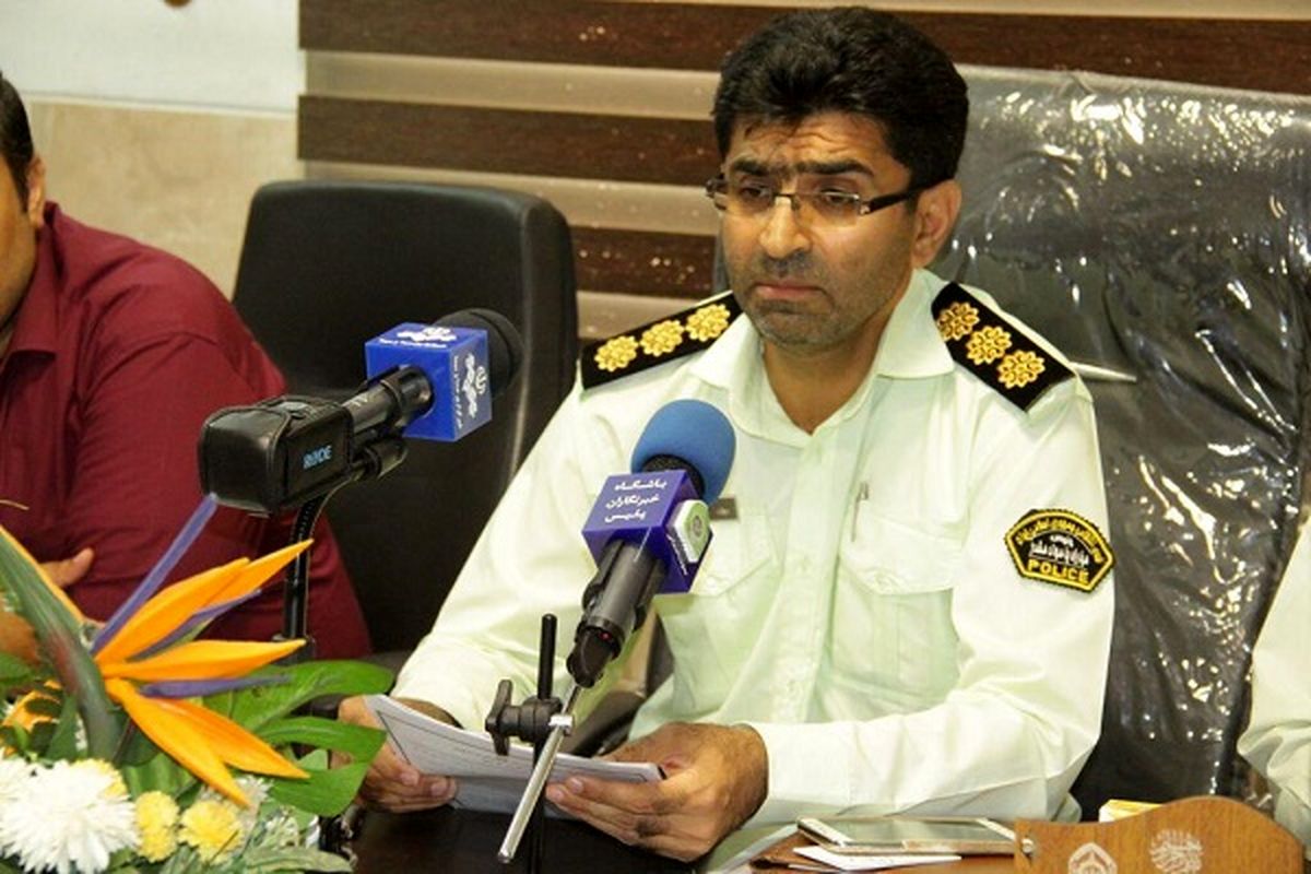 سرهنگ بیژن خدائی فرمانده انتظامی شهرستان قزوین