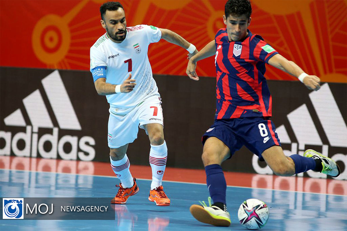 دیدار تیم های ملی فوتسال ایران و آمریکا