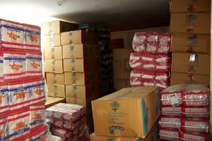 کشف و ضبط انبار کالای احتکار شده مواد غذایی در درگز