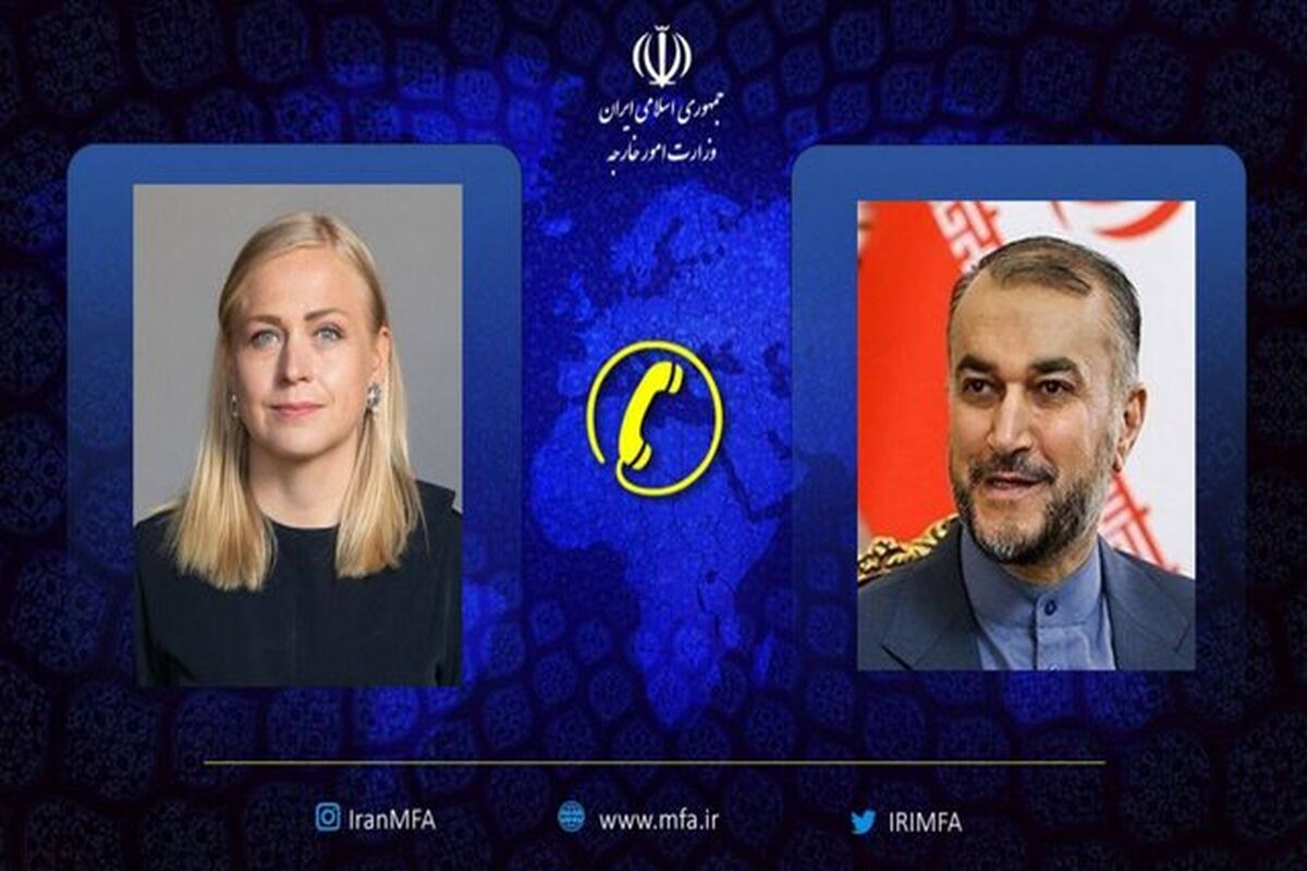 وزرای خارجه ایران و فنلاند