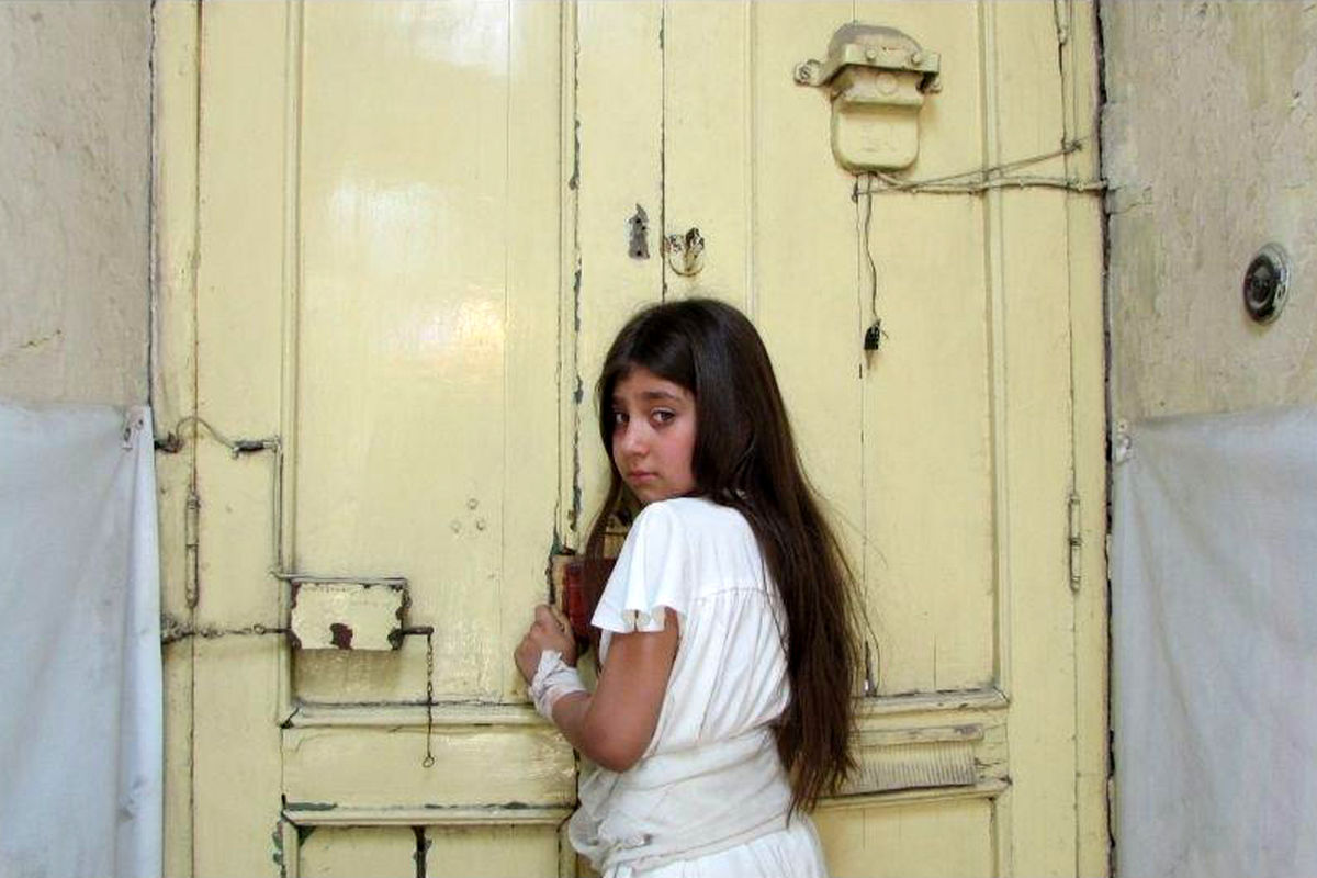 روژینا میرسید بازیگر نقش کودک فیلم کوتاه سنگبال