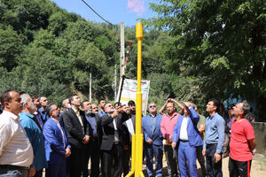 مشعل گاز در 2 روستای کوهستانی شفت روشن شد 