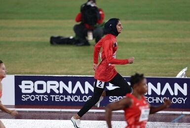 دختر دونده ایران در ناگویا نقره گرفت