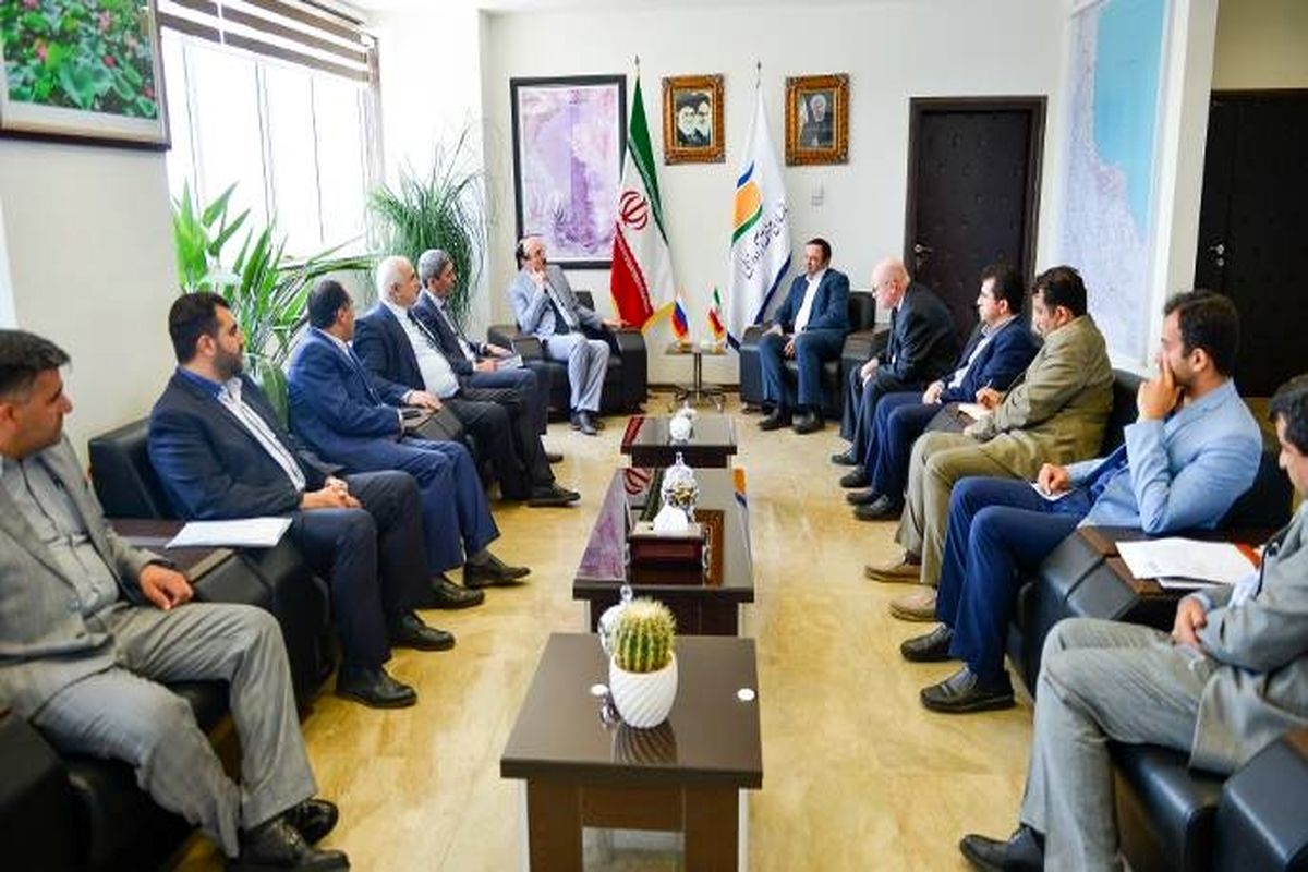 دیدار نماینده رییس جمهور روسیه از منطقه ازاد انزلی