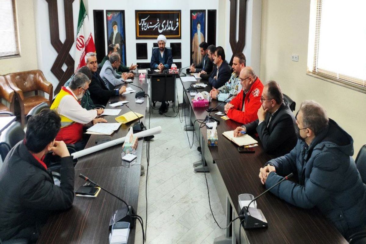 جلسه ساماندهی سواحل چالوس 