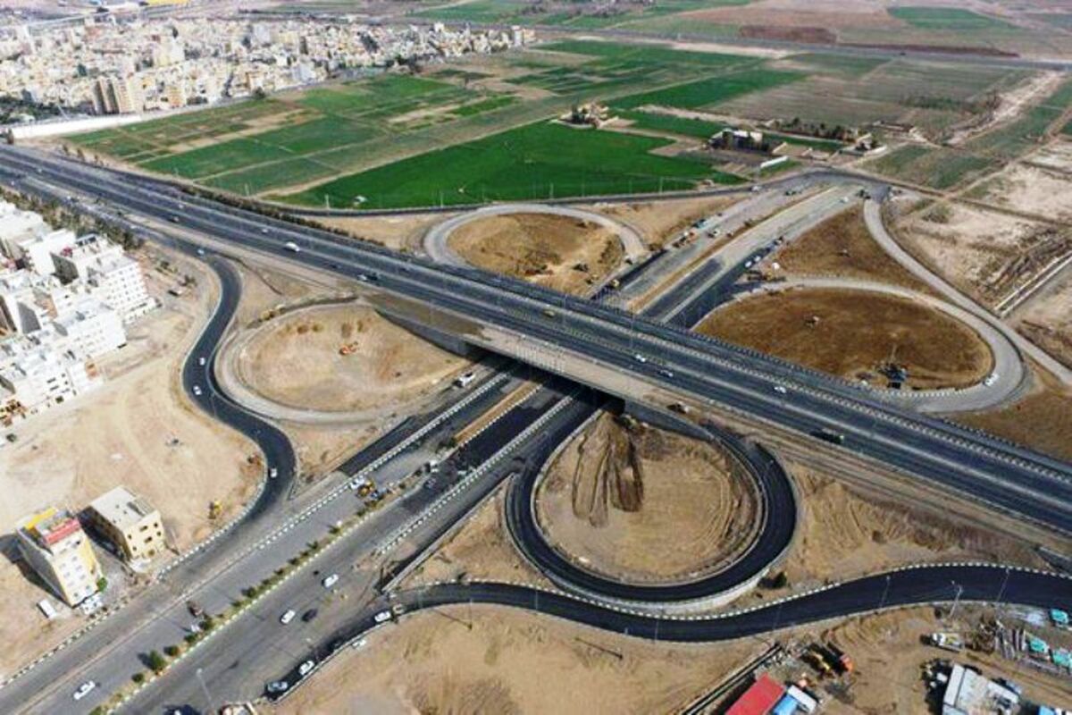 تقاطع غیر همسطح غدیر در همدان