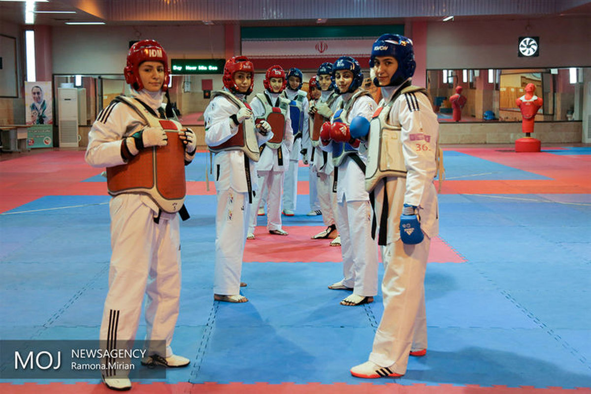 تمرین+تیم+ملی+تکواندو+بانوان