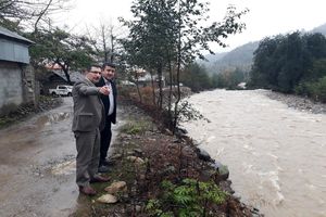 بررسی خسارات سیل در روستای کمادول شهرستان فومن/ خسارت 60 میلیاردی سیل به فومن