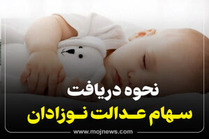 اینفوگرافیک/نحوه دریافت سهام عدالت نوزادان