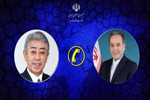 وزرای امور خارجه جمهوری اسلامی ایران و ژاپن گفتگو کردند