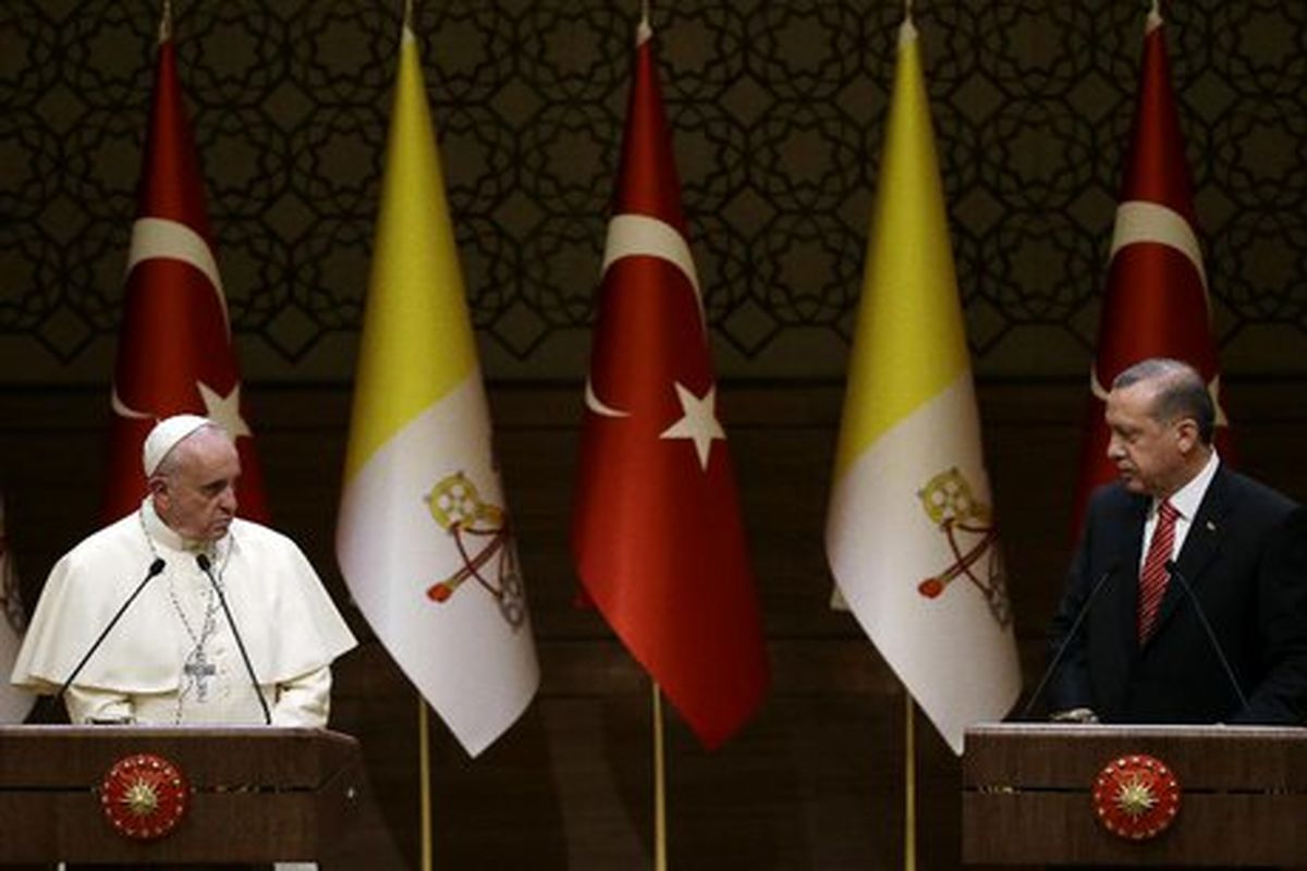 اردوغان و پاپ