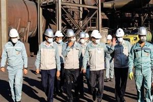 خداقوت مدیرعامل فولاد مبارکه به مجریان تعمیرات برنامه‌ریزی‌شدۀ سالانۀ واحد گندله ‌سازی