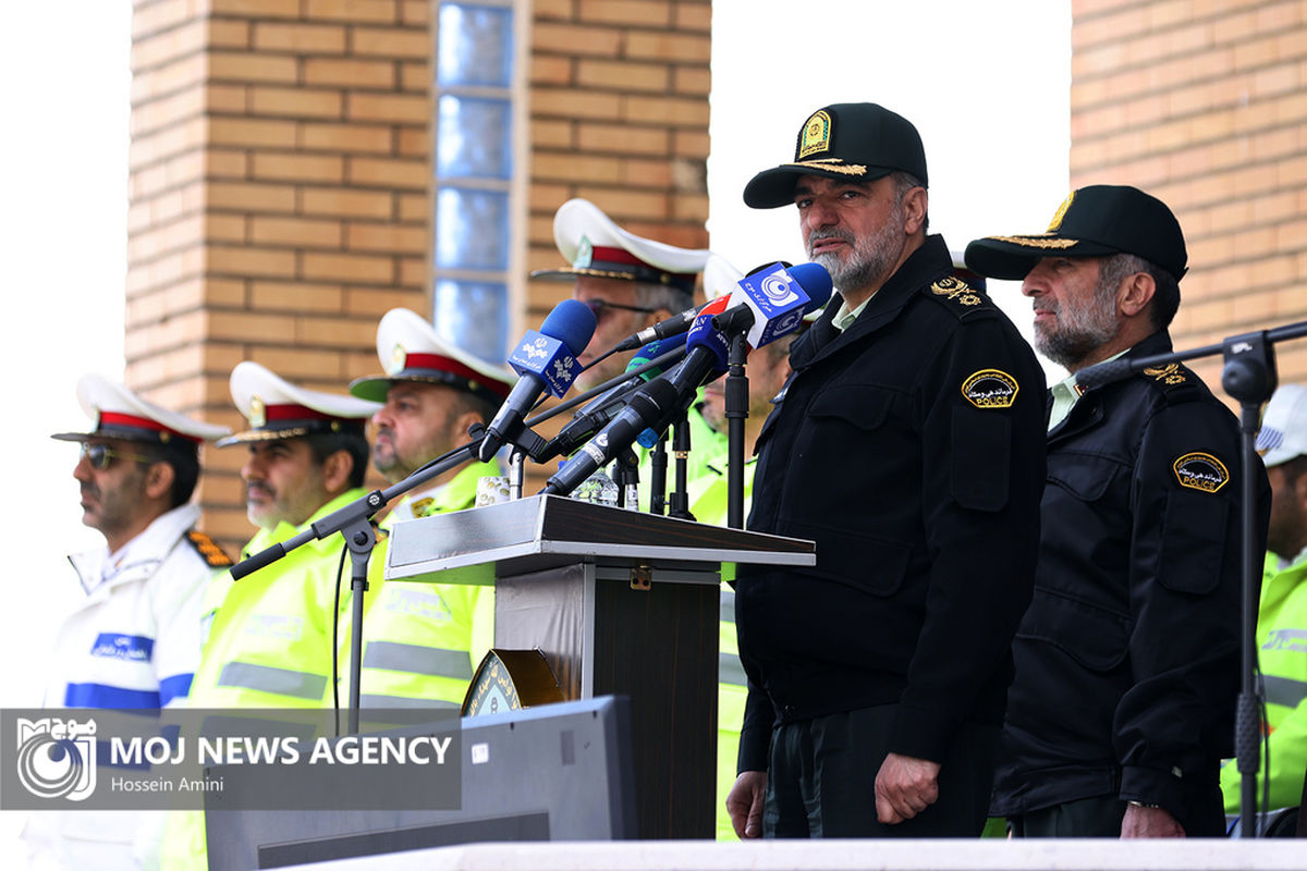 رزمایش طرح نوروزی پلیس راهور و دستگاه‌های خدماتی-سردار رادان