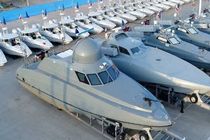 Short-range missile launched from Iran high-speed vessels