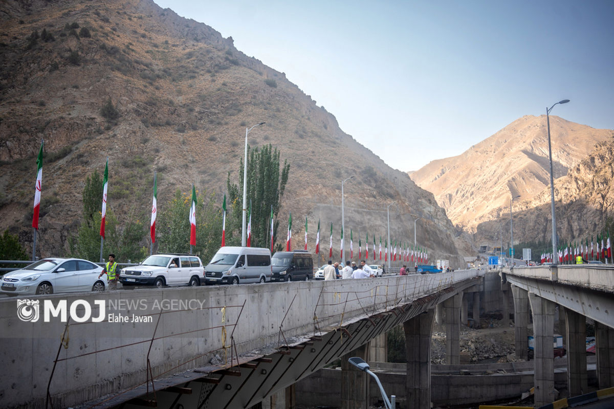 باند شرقی قطعه دوم آزادراه تهران _ شمال