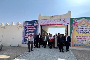 دفتر نمایندگی جمعیت هلال احمر شهر بیرم افتتاح شد