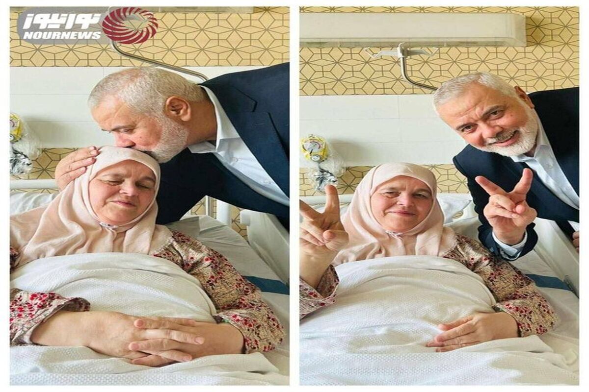 اسماعیل هنیه و همسرش