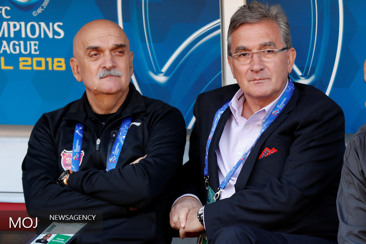 دیدار تیم های فوتبال کاشیما آنتلرز ژاپن و پرسپولیس ایران