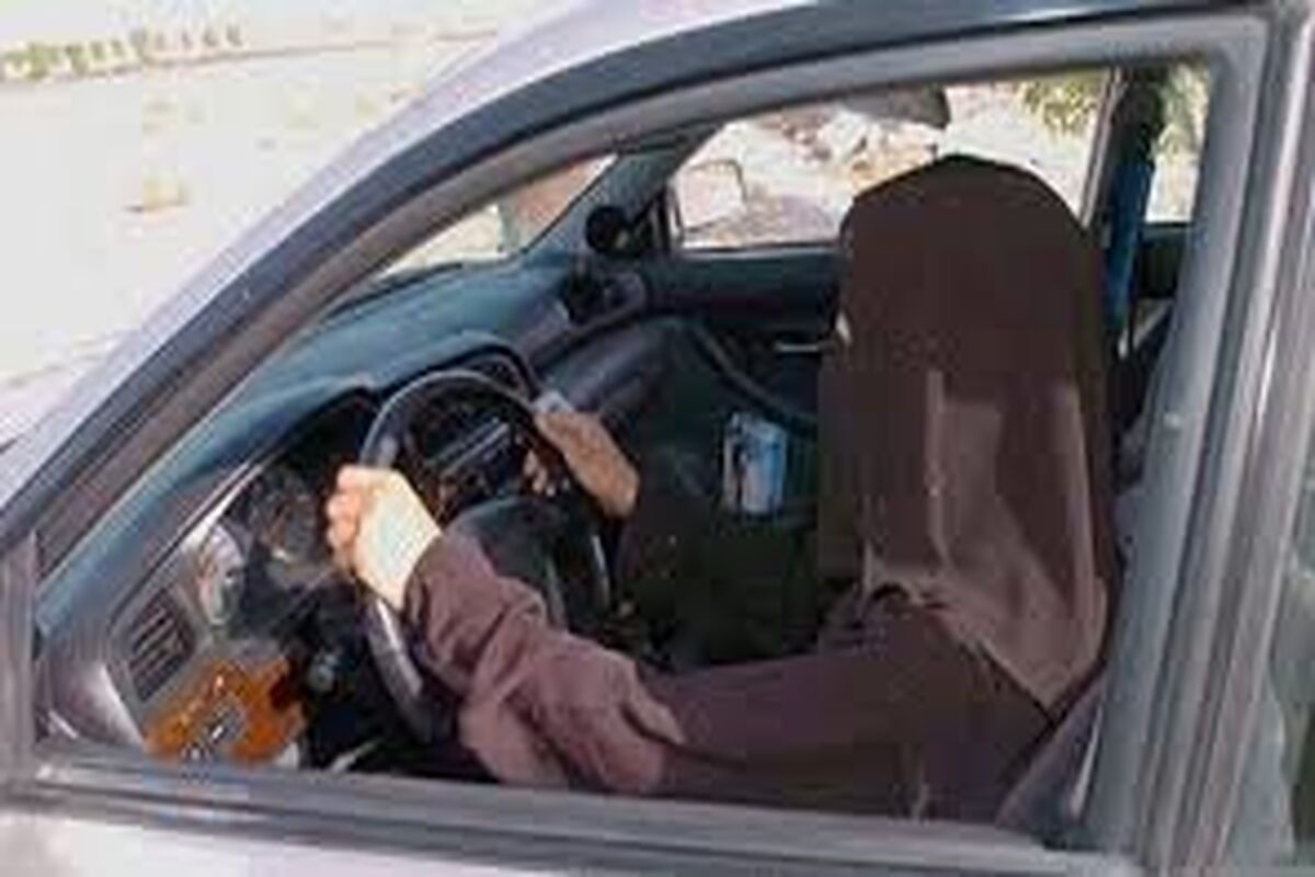 تاگسی ران زن در عربستان