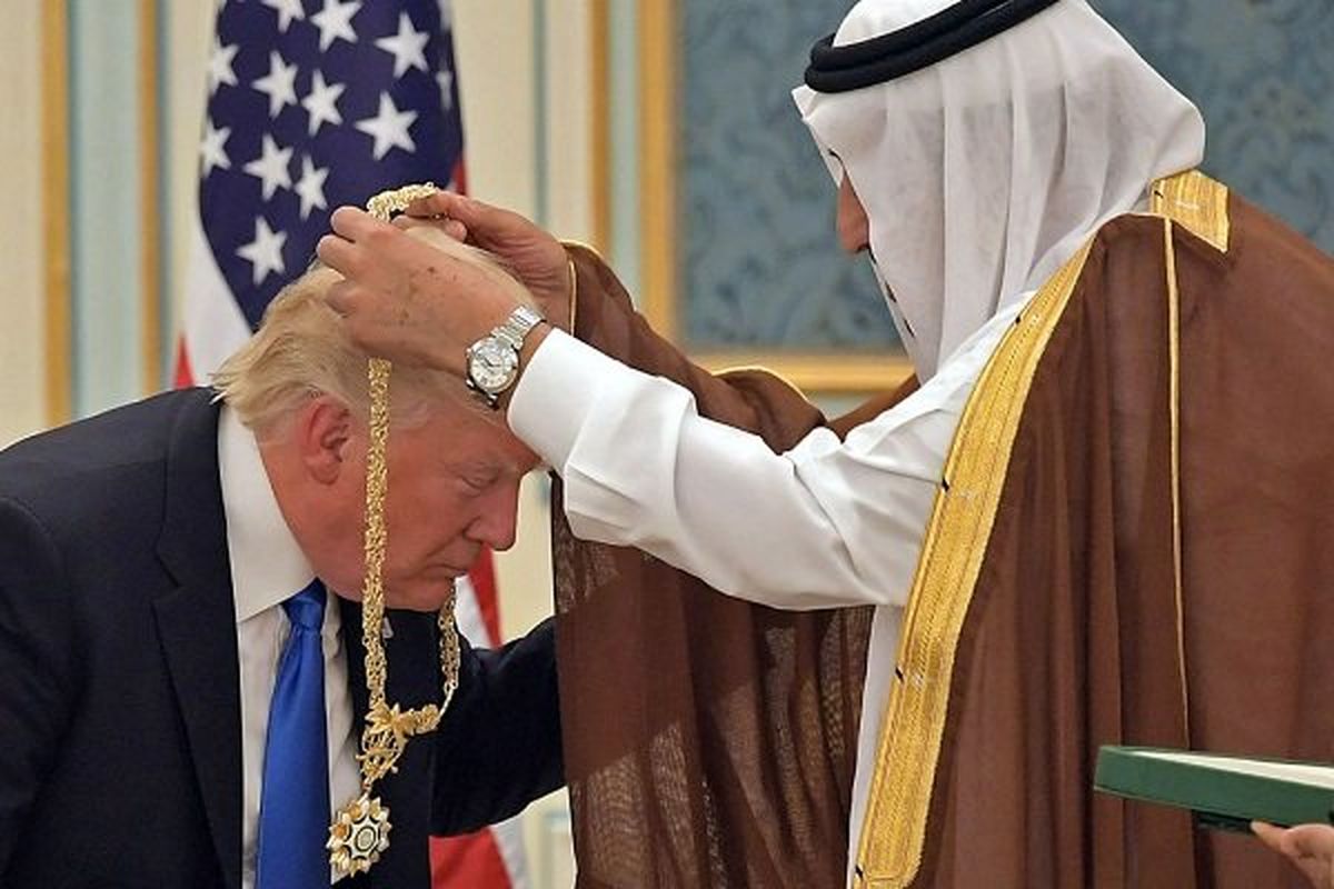 ملک سلمان و ترامپ