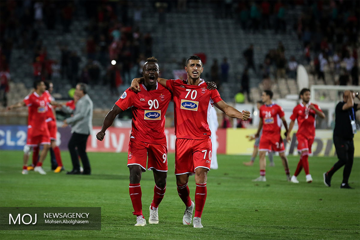 دیدار تیم های فوتبال پرسپولیس ایران و الدحیل قطر