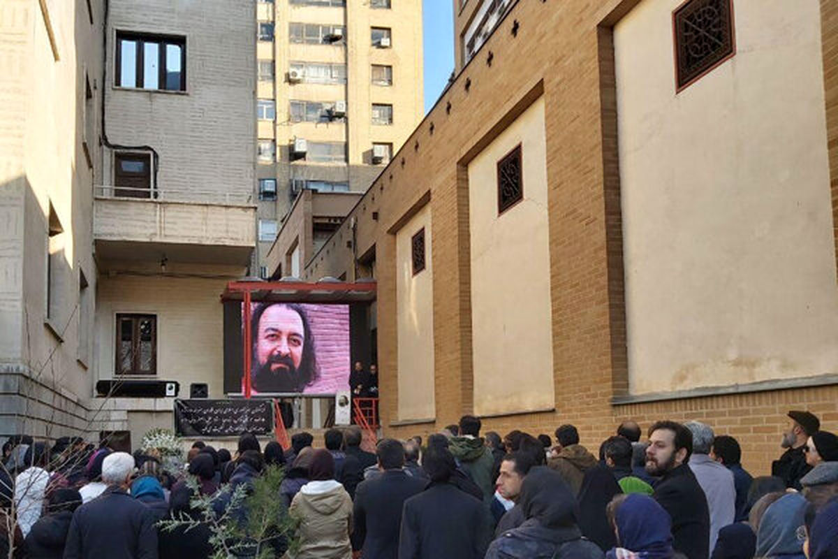 مراسم تشییع پیکر علی‌اصغر بیانی