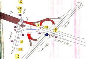 انحراف مسیر ترافیکی برای پروژه شهید اوسطی اجرایی شده است