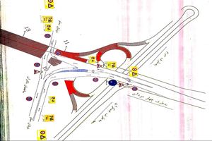 انحراف مسیر ترافیکی برای پروژه شهید اوسطی اجرایی شده است