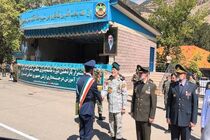 اهدای نشان سردوشی به دانش آموزان دوره درجه داری ارتش 