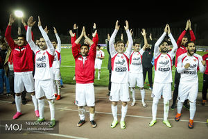 دیدار تیم های فوتبال پرسپولیس تهران و نفت تهران