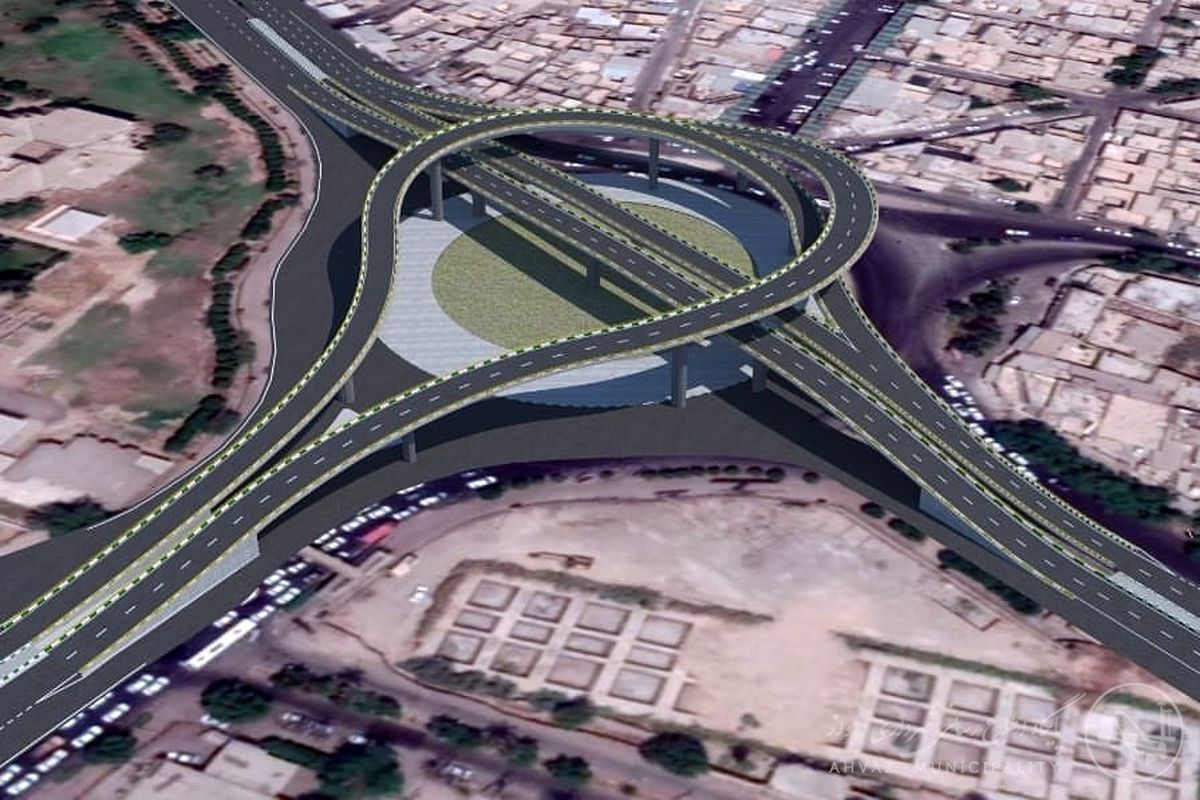 تقاطع غیر همسطح شهید کجباف اهواز 