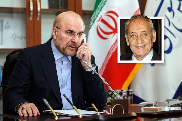 قالیباف و نبیه بری با یکدیگر گفتگو کردند