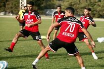 تمرین تیم فوتبال پرسپولیس در غیاب کریم باقری انجام شد