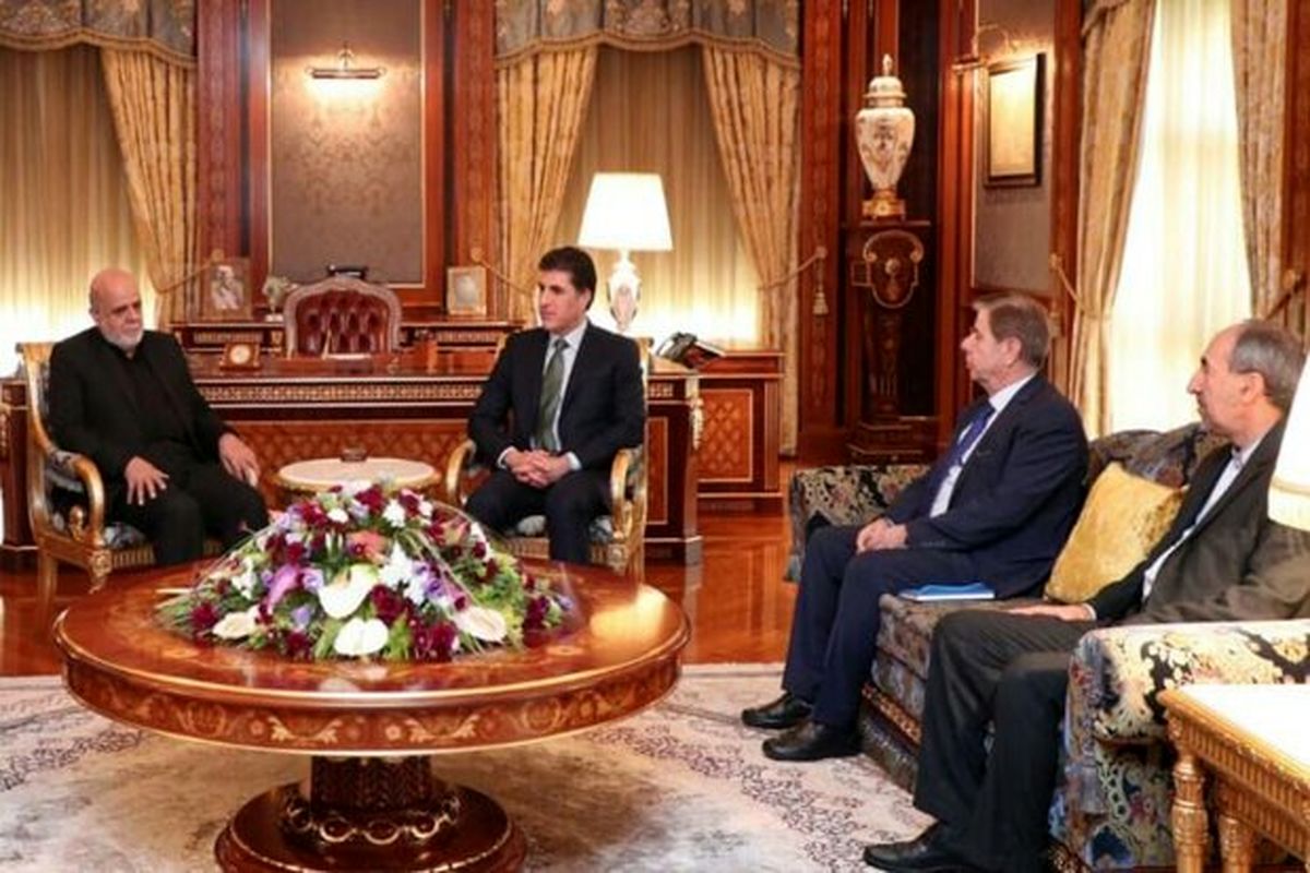 دیدار ایرج مسجدی با نیچروان بارزانی